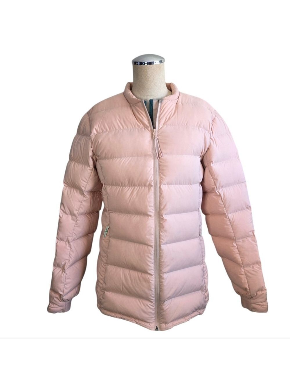 Vallier Blush Pink Down Puffer Jacket Fair Trade 100% Goose Down Women’s Size S